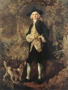 Thomas Gainsborough Man in a Wood with a Dog oil painting reproduction